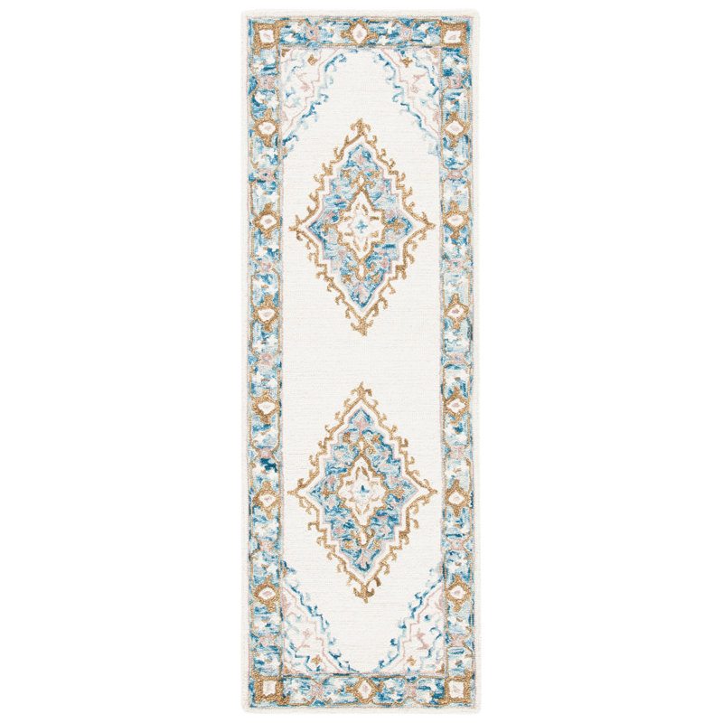 Bridgham Hand Tufted Indian Wool Oriental Rug, Rectangle 2'3" x 4'