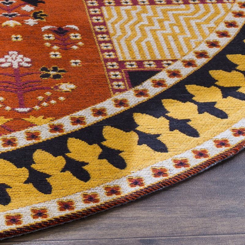 Estep Performance Geometric Rug, Round 6'