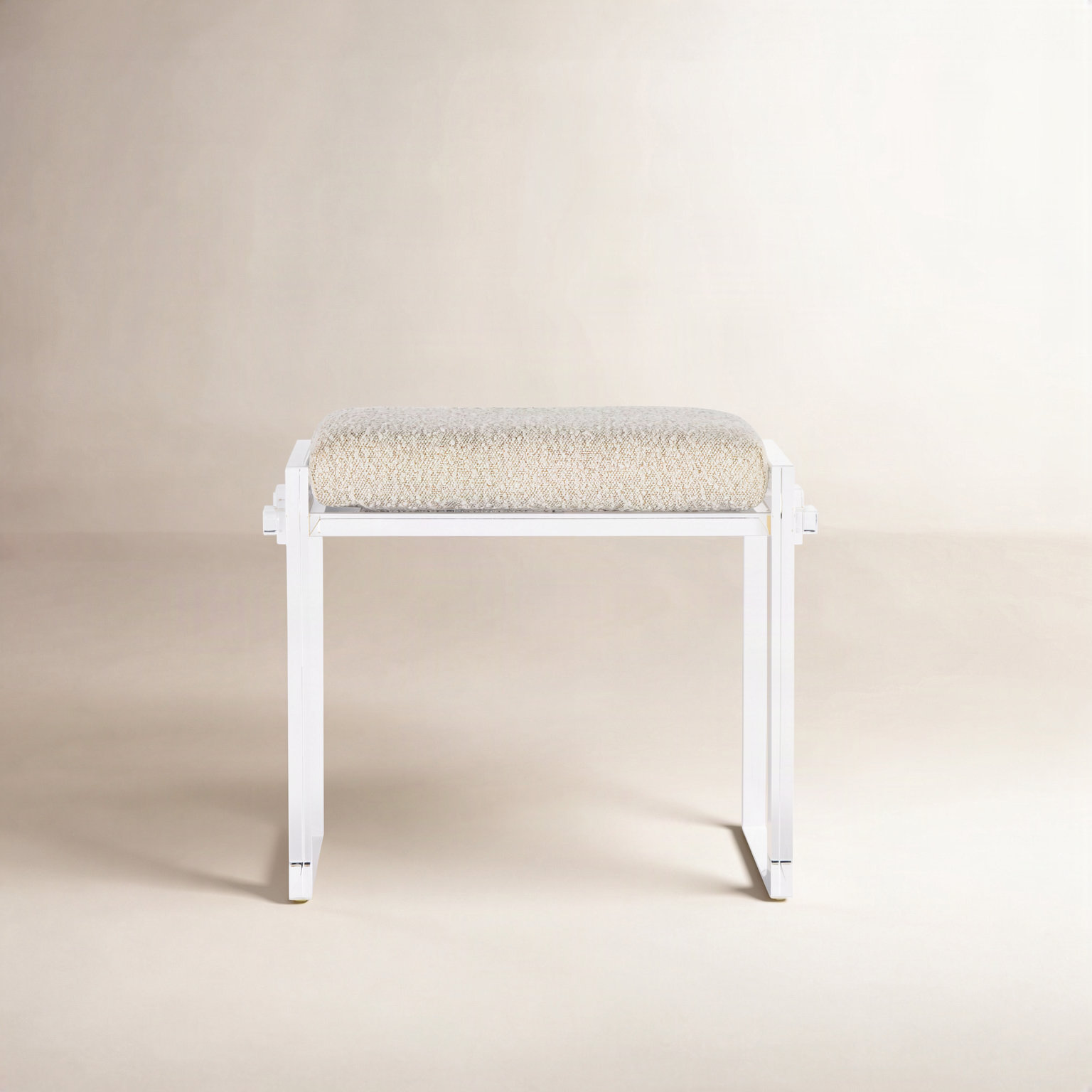 Vinisha Accent Stool, Knoll Beige