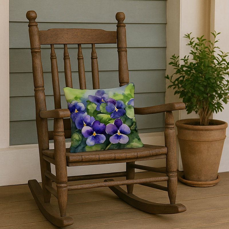 Coussin décoratif Rhode Island, Carré 14 po