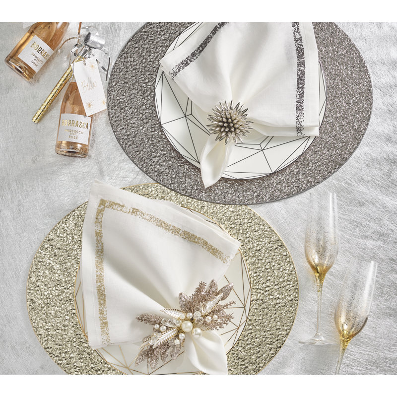 Gilded Spray Napkin Ring