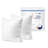 Square White European Throw Pillow Insert 2 Pack - 100% Cotton Cover, 80% Down and 20% Feather Fill, Multiple Sizes-93653162