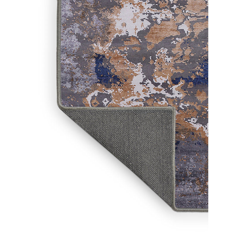 Tapis abstrait gris, Rectangle 2 pi x 4 pi