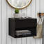 Ensemble de 2 tables de chevet murales avec tablette ouverte-1375109382