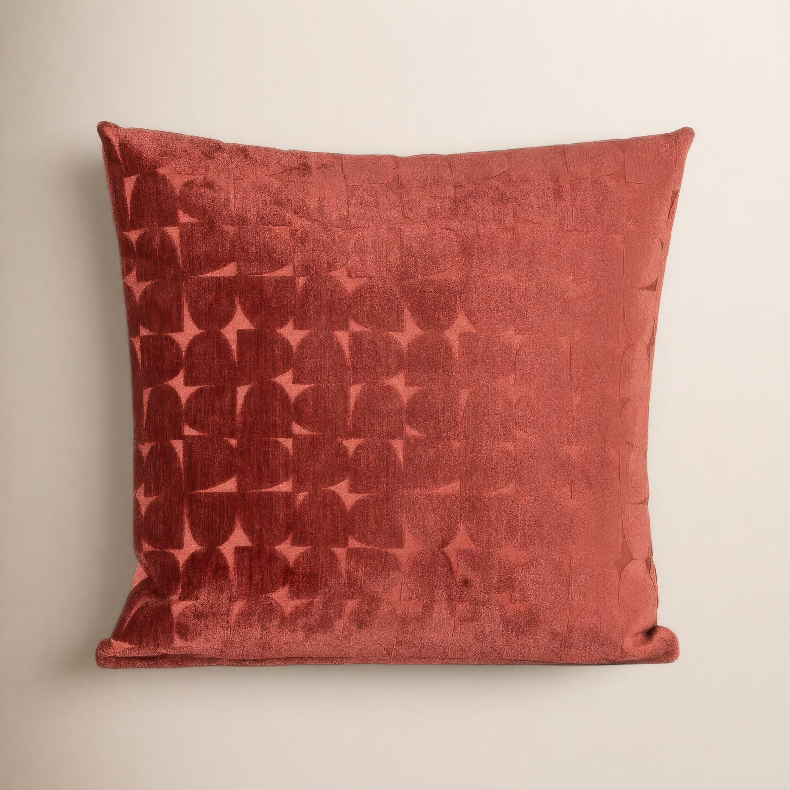 Gumdrop Throw Pillow, Square 18", Polyester, Red