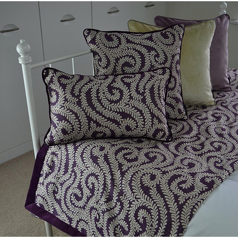 Odum Throw Blanket, Aubergine, W365 x L380cm