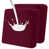 Tissu rouge vin