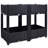 Planter Raised Beds - Elevated Planter Garden Box With Drainage Plug Raised Garden Beds For Vegetable/Flower/Herb Outdoor Standing Planter Beds Gardening Kit,Black,31.5"X15.7"X27.7"-571649123-571649120
