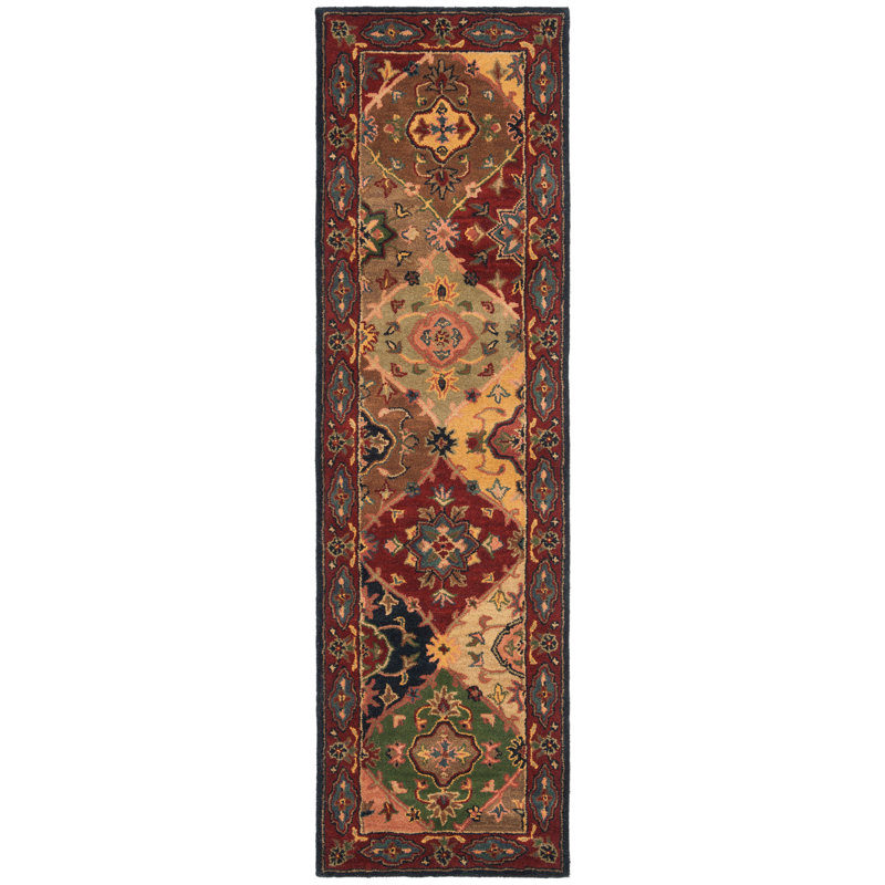 Balthrop Hand Tufted Wool Oriental Rug, Runner 2'3" x 22'