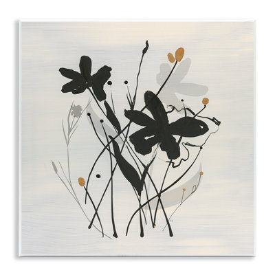 "Abstract Flower Squiggles", art mural sur plaque par Susan Jill