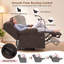 Sofa 3 places inclinable manuel, canapé inclinable avec rangement dissimulé, porte-gobelets et supports pour téléphone, fauteuil de cinéma maison avec tiroir-1651382820