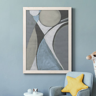 A Soft Jewelli Geometric II - peinture sur toile encadrée