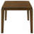 Warren Dark Brown Rectangular Dining Table