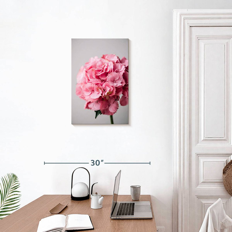 Pink Hydrangea, 24" H x 16" W