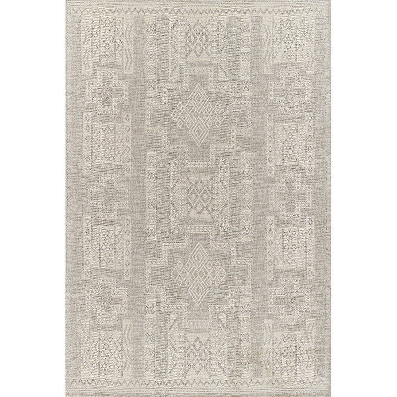 Tapis d'intérieur / extérieur gris Pavia, Rectangle 2 pi x 3 pi