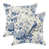 White/Blue Floral