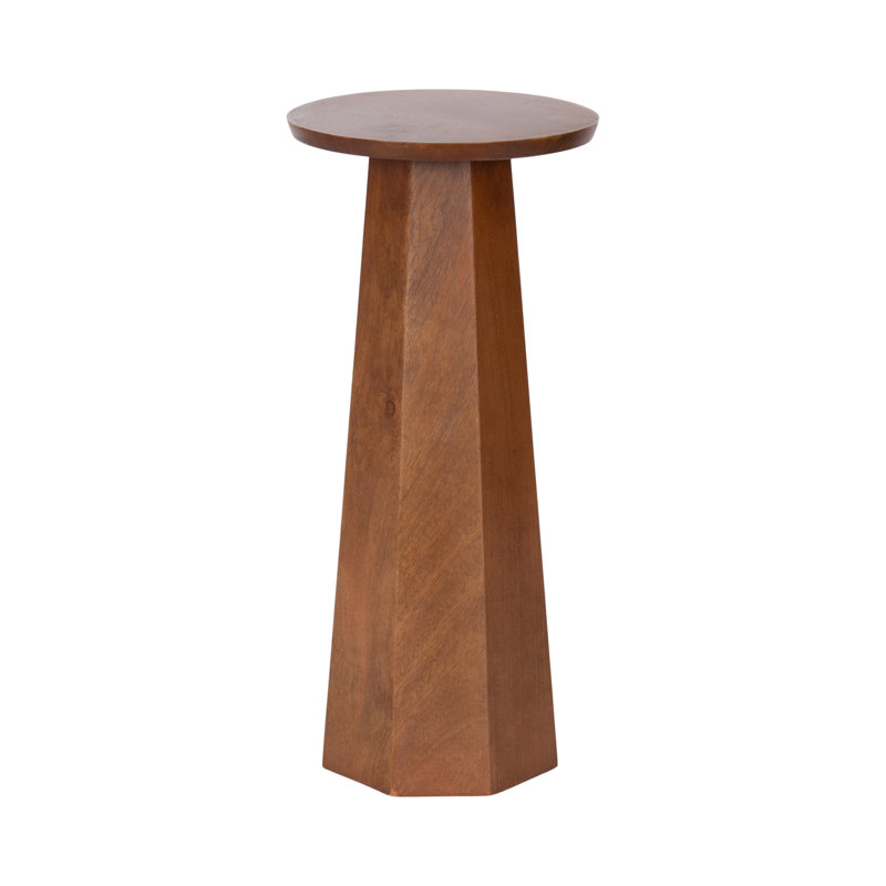 Hemingson Sculptural Mango Wood Round Drink Table
