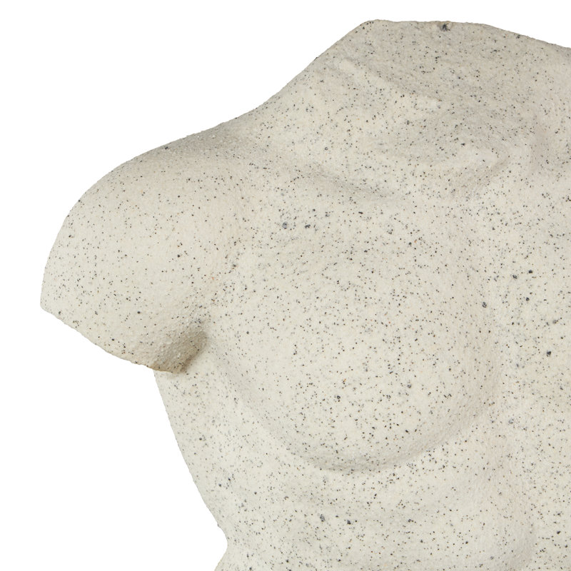 Sculpture Cole and Grey Polystone Textured People, H 19,7 po x l 13,1 po x P 7,5 po