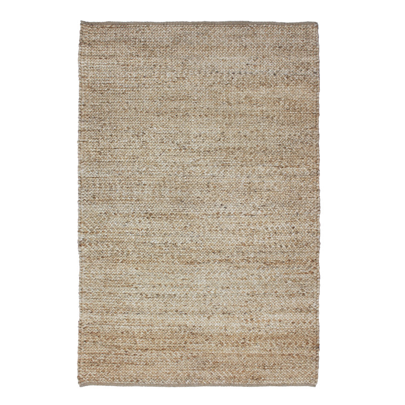 Jute / Sisal Area Rug in Light Brown, Rectangle 12' x 15'
