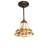 1 - Light Mahogany Bronze Single Pendant