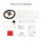 Kethe 9 - Light Dimmable Drum Chandelier
