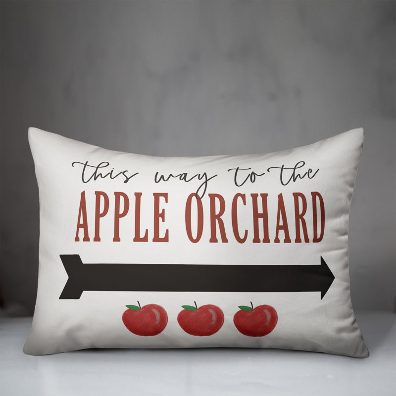  Coussin This Way to the Apple Orchard