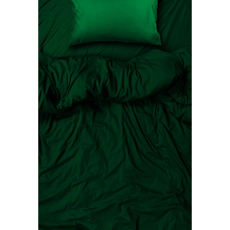 Hotel Quality 6 Piece Rayon From Bamboo Sheet Set, Twin + 2 Pillowcases, Shamrock Green
