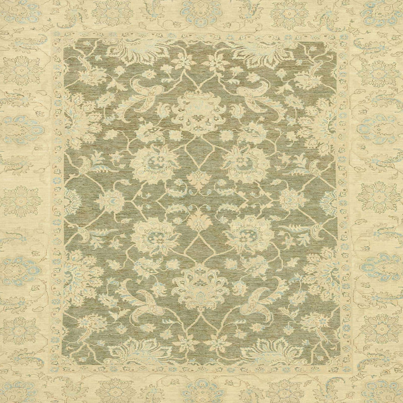 Abstract Indoor Rug, Square 5'