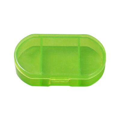 Vitamin Organizer Vitamin Organiser Compact And Portable Three Compartments Vitamin Box Morning Noon And Night Divided Vitamin Storage Box Transparent
