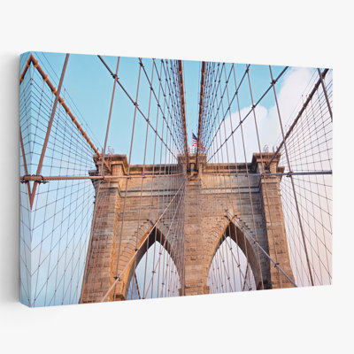 Pont de Brooklyn - Photographie, architecture, ponts, État de New York, États-Unis, paysages urbains, art de New York II