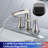 Widespread 2-handle Bathroom Faucet with Drain Assembly-83674725