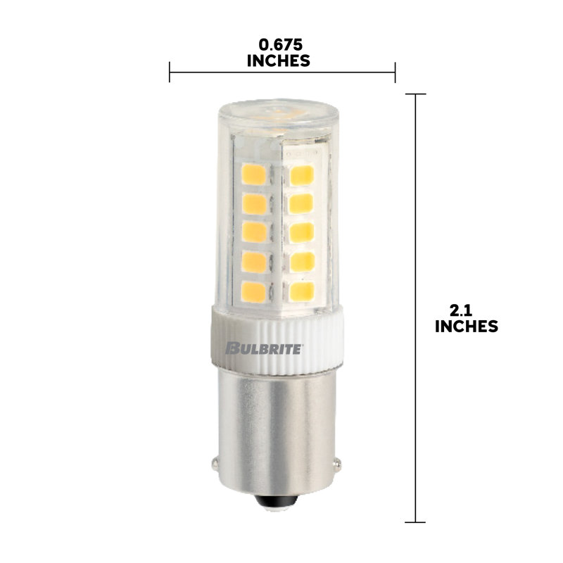 4,5 watts (équivalent de 35 watts) à culot del T4 à intensité variable, 2700 K