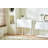Folding Desk Small Foldable Desk for Small Space, 31.5 Inches Writing Computer Desk in Study, Home Office Foldable Office Desk for Bedroom 80*58,white