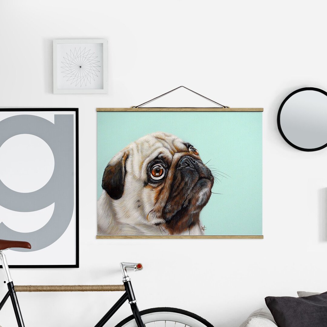 Fotodruck Pug Reward