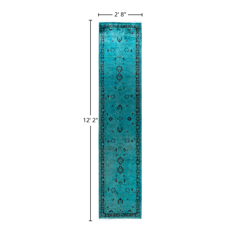Jediel One-of-a-Kind 2' 8" X 12' 2" Hand Knotted Area Rug