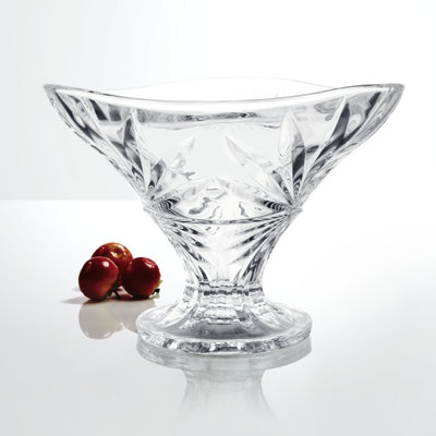 Bol de service à piédestal en cristal 9 po Lorren Home Trends