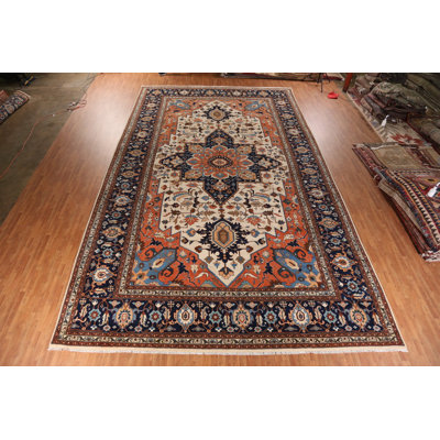 Tapis traditionnel à teinture végétale 14 x 24 po