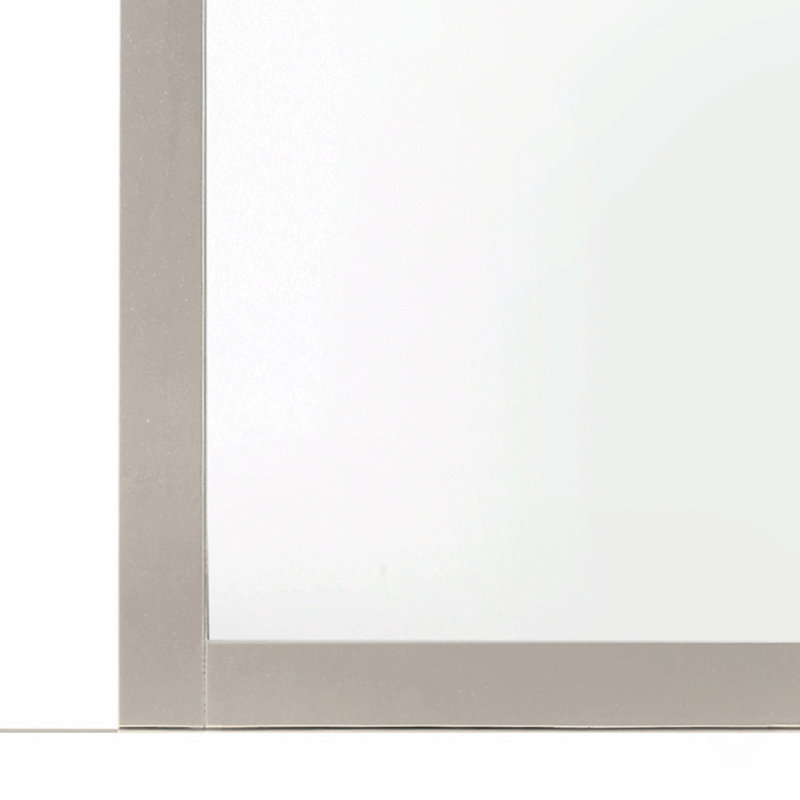 Elegant Silver Champagne Wall Mirror