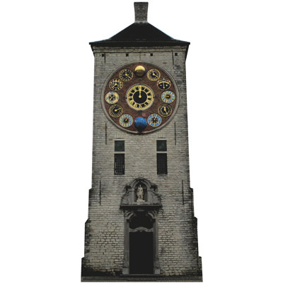 Tour de l'horloge en carton Zimmer