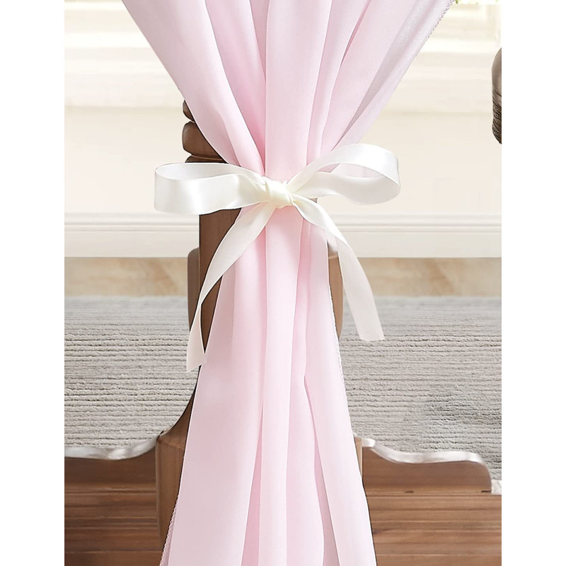 Chemin de table Cheatom, L 120 po x l 35 po, Rose