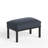 8-Piece Outdoor L-Shaped Sectional Seating Set With Dual Ottomans And Dining Table
