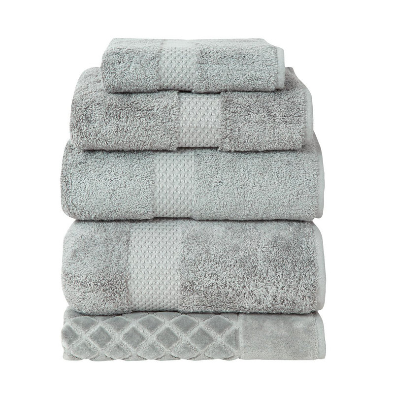Etoile Bath Towel, 1 Bath Sheet, Platinum Gray