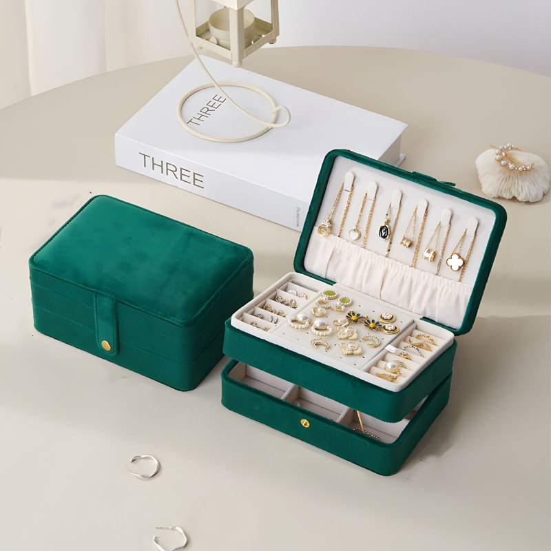Boîte à bijoux +, Vert