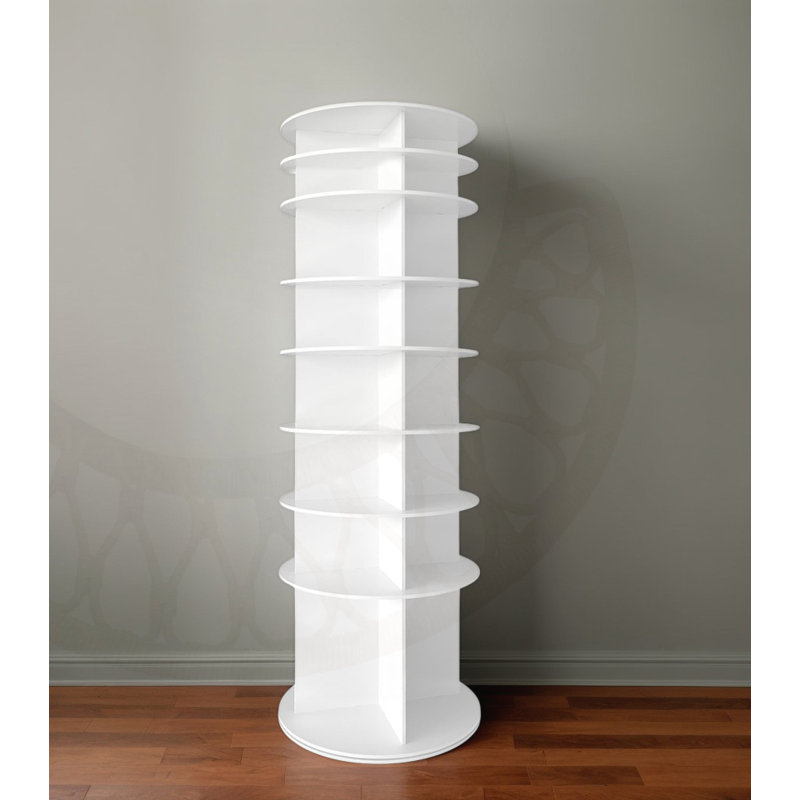 Étagère à chaussures rotative à 8 niveaux avec rotation à 360 degrés, maximisant le rangement des placards et l'efficacité organisationnelle