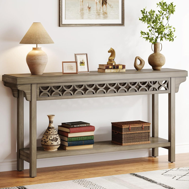Solid Wood Long Entrance Table