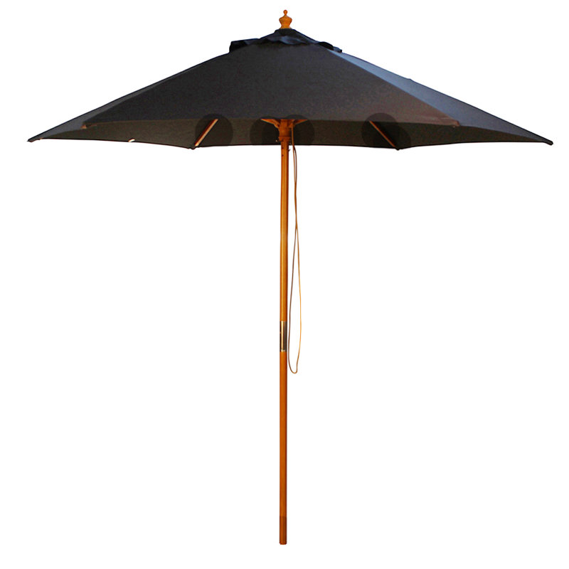 Sasha 635cm Market Parasol, Black