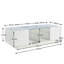 Calep Trestle Coffee Table with Storage-1244097563