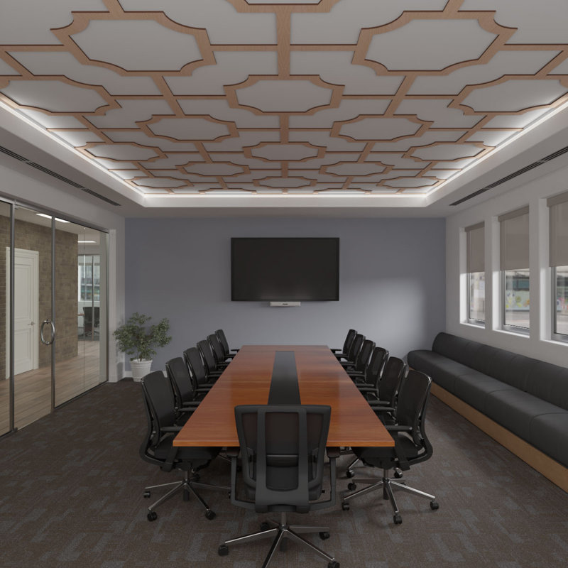 Bradley Decorative Ceiling Fretwork, Rose, 66.83" H x 66.83" W x 0.375" D