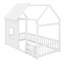 Cadre de lit pour enfant avec 7 lumières DEL de couleur Kids House