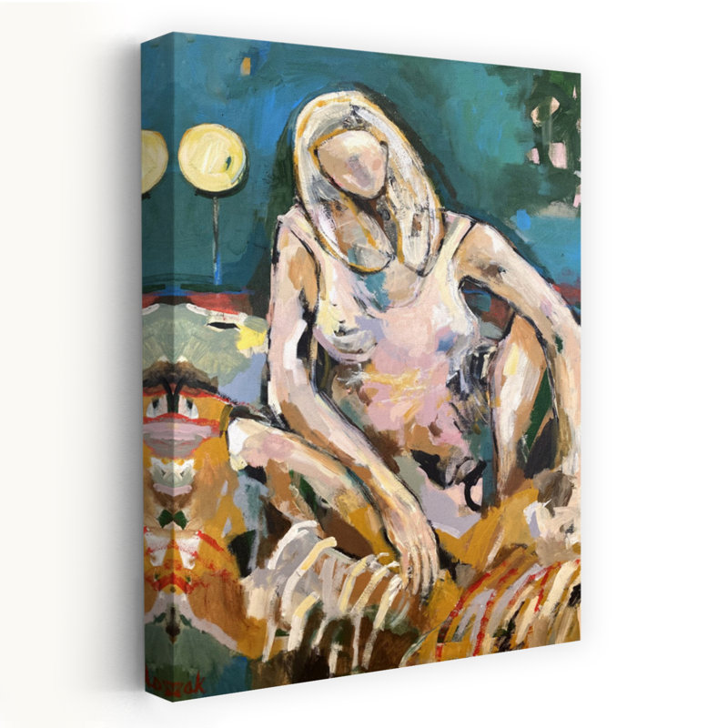 Art contemporain contemporain abstrait, H 48 po x l 32 po